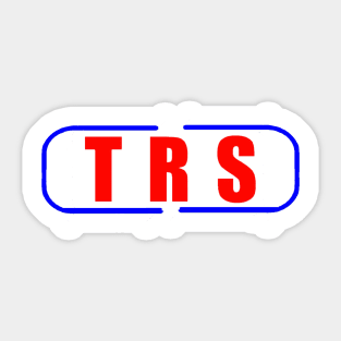 TRS - The Right Side abbreviated logo Sticker